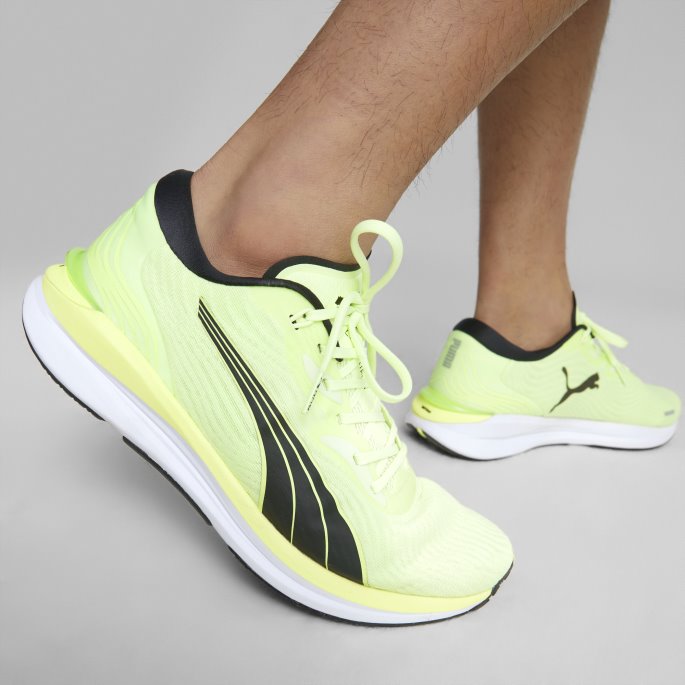 Puma På Tilbud Electrify Nitro 2 Joggesko Herre Sprudlende Eple-svart