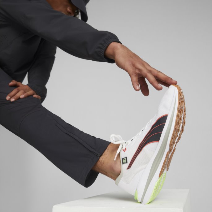 Puma På Tilbud X First Mile Electrify Nitro 2 Joggesko Menn Hvit-svart-firelight