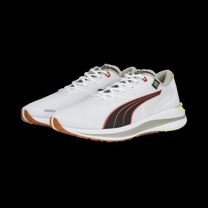 Puma På Tilbud X First Mile Electrify Nitro 2 Joggesko Menn Hvit-svart-firelight