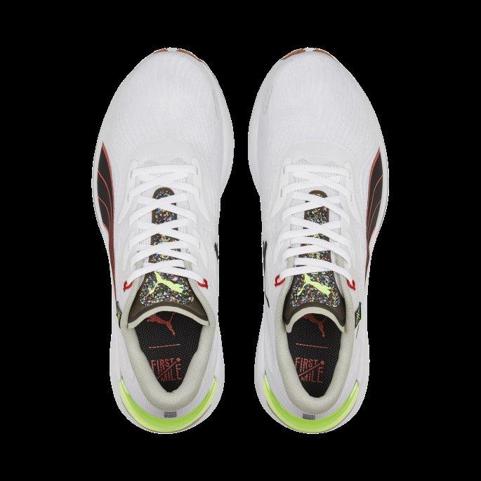 Puma På Tilbud X First Mile Electrify Nitro 2 Joggesko Menn Hvit-svart-firelight