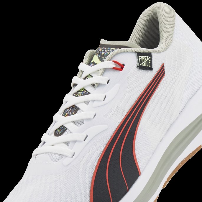 Puma På Tilbud X First Mile Electrify Nitro 2 Joggesko Menn Hvit-svart-firelight