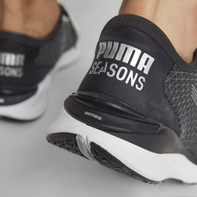 Puma På Tilbud Svart-metallisk Sølv Electrify Nitro 2 Wtr Løpesko Herre