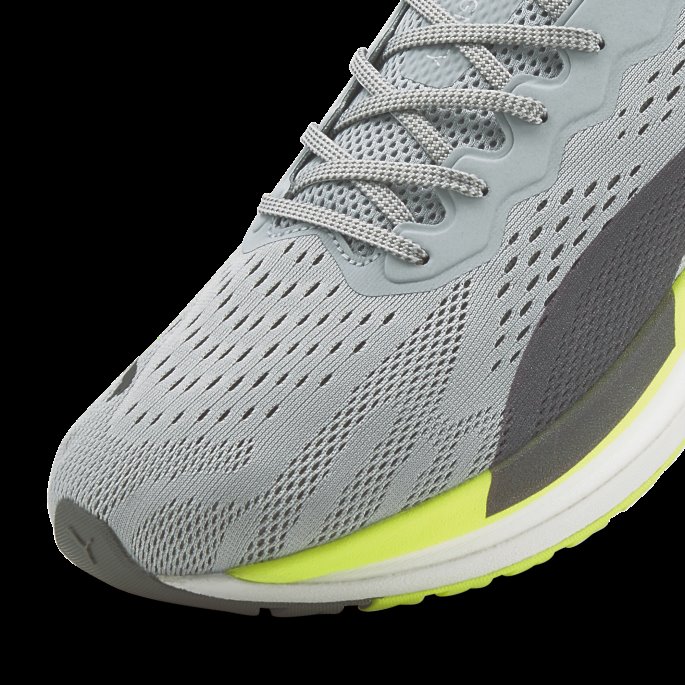 Forstørre Nitro Surge Joggesko For Menn Puma På Tilbud Platina Grå-lime Squeeze
