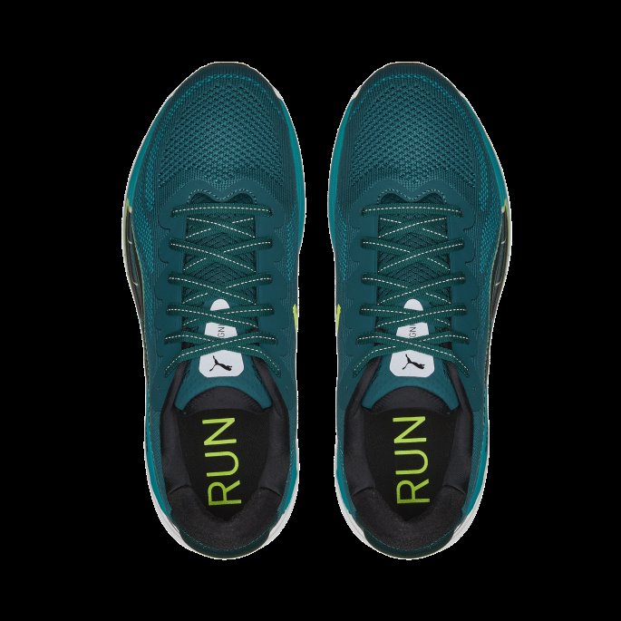 Puma På Tilbud Varsity Green-lime Squeeze Forstørrelse Nitro Strikke Joggesko Menn