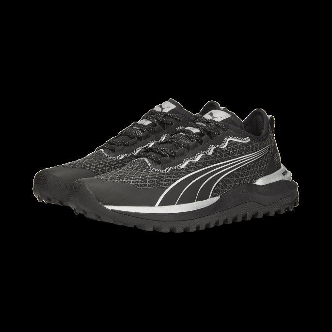 Voyage Nitro 2 Gore-tex Løpesko Herre Puma På Tilbud Svart-metallisk Sølv