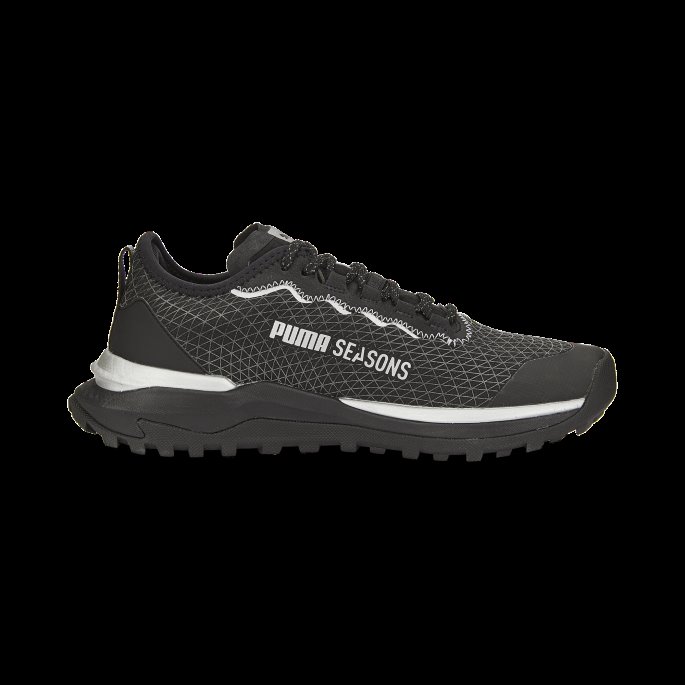 Voyage Nitro 2 Gore-tex Løpesko Herre Puma På Tilbud Svart-metallisk Sølv