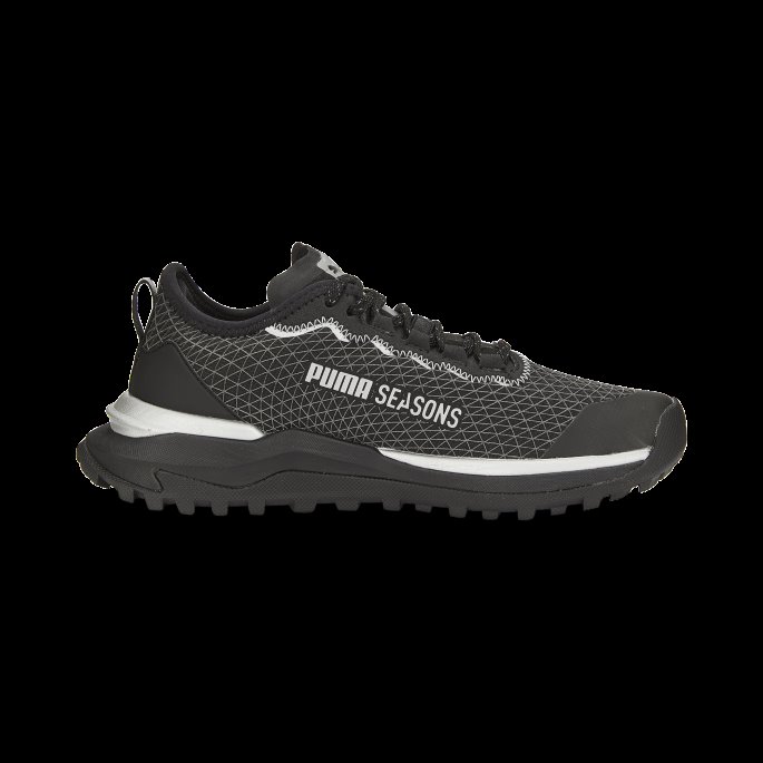 Puma På Tilbud Svart-metallisk Sølv Voyage Nitro 2 Gore-tex Løpesko Dame