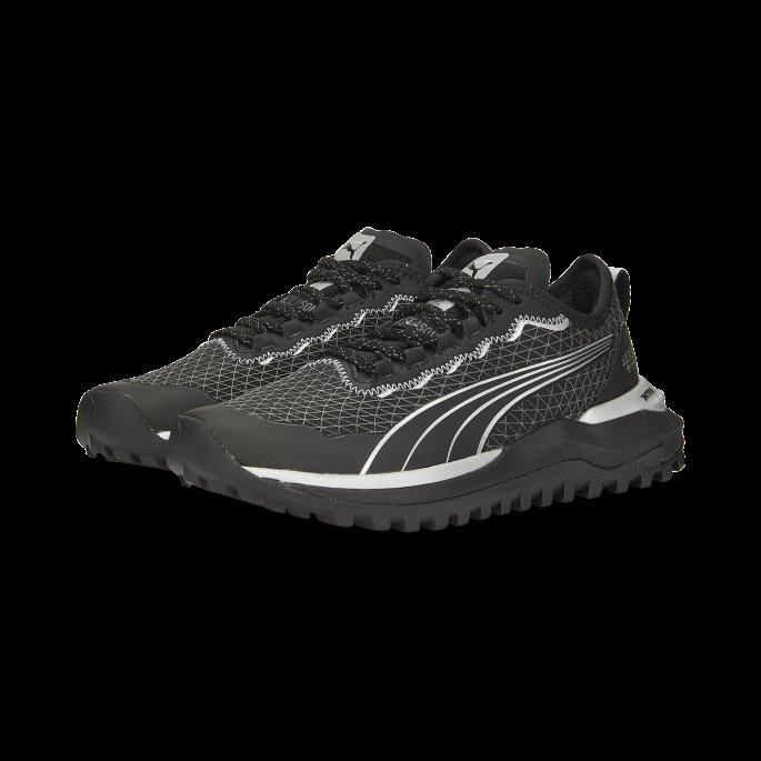 Svart-metallisk Sølv Voyage Nitro 2 Gore-tex Løpesko Dame Puma På Tilbud