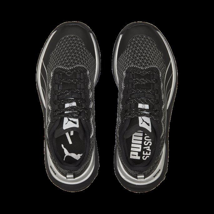 Svart-metallisk Sølv Voyage Nitro 2 Gore-tex Løpesko Dame Puma På Tilbud