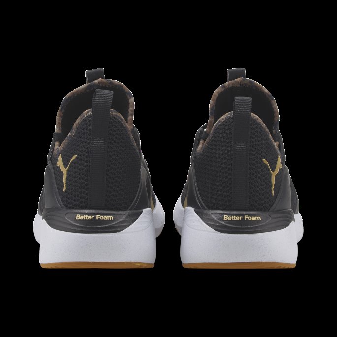 Black-team Gold Better Foam Adore Safari Glam Joggesko Kvinner Puma På Tilbud
