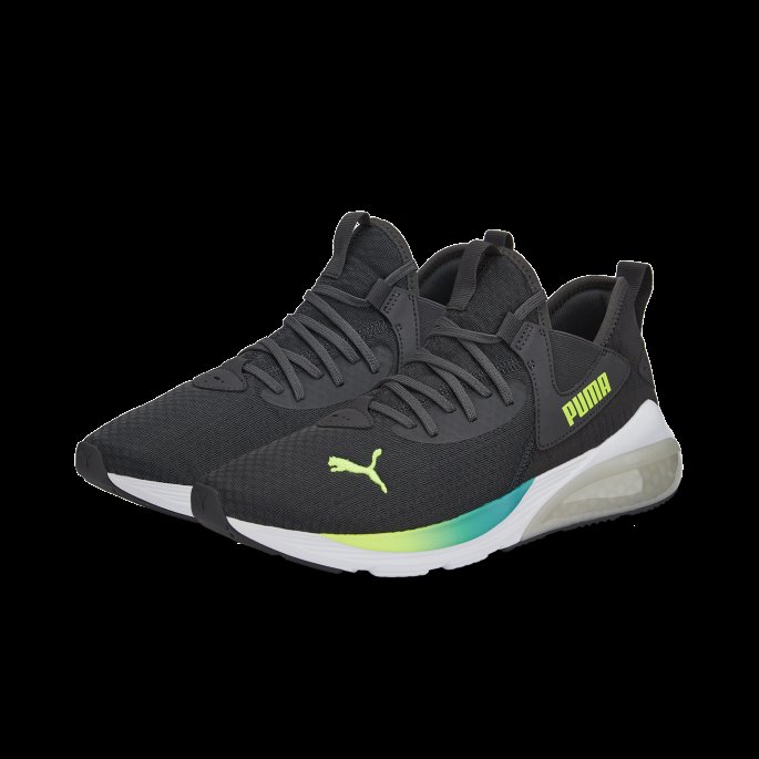 Puma På Tilbud Asfalt-lime Squeeze Cell Vive Elevate Joggesko For Menn