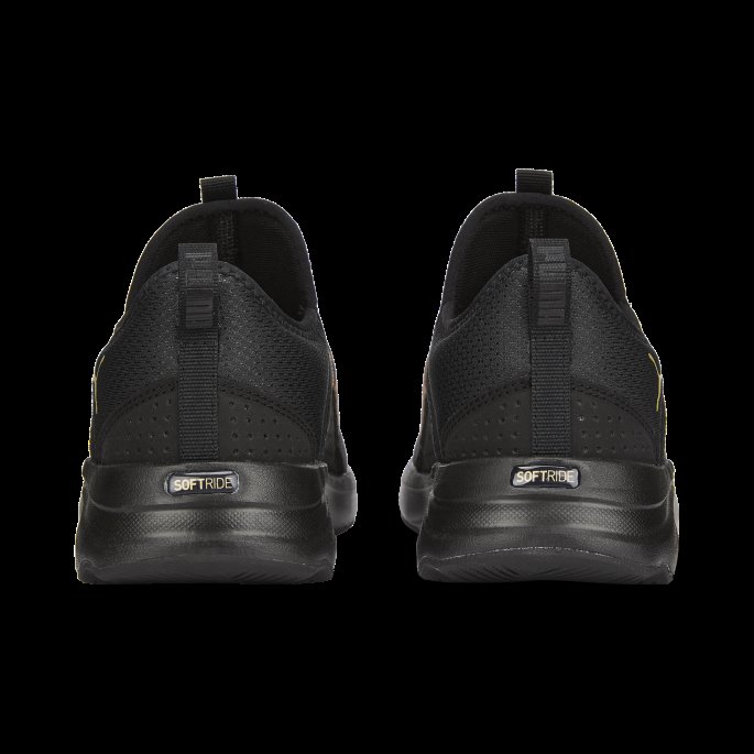 Black-team Gull Softride Sophia Slip-on Safari Løpesko For Kvinner Puma På Salg