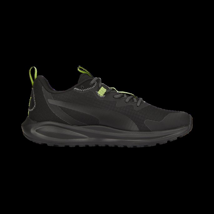 Black-lime Squeeze Puma På Tilbud Twitch Runner Trail Joggesko