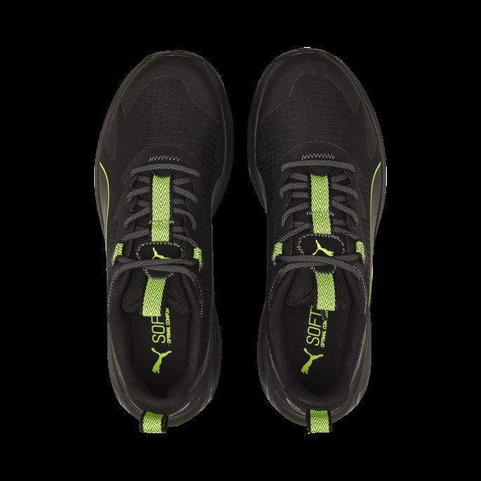 Black-lime Squeeze Puma På Tilbud Twitch Runner Trail Joggesko