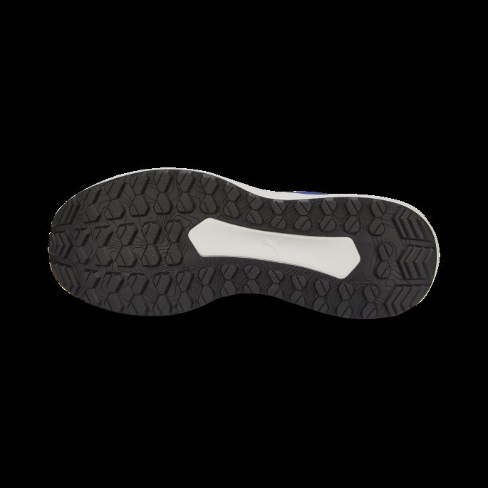 Flammende Blålime Squeeze-svart Puma På Tilbud Twitch Runner Trail Joggesko