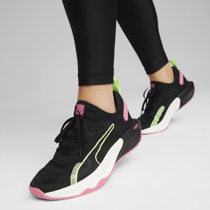 Svart-solnedgang Pink-fizzy Apple Pwr Xx Nitro Treningssko Kvinner Puma På Tilbud