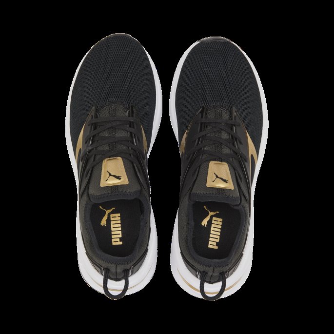 Puma På Tilbud Svart-hvit-team Gull Forever Xt Metallic Treningssko Kvinner