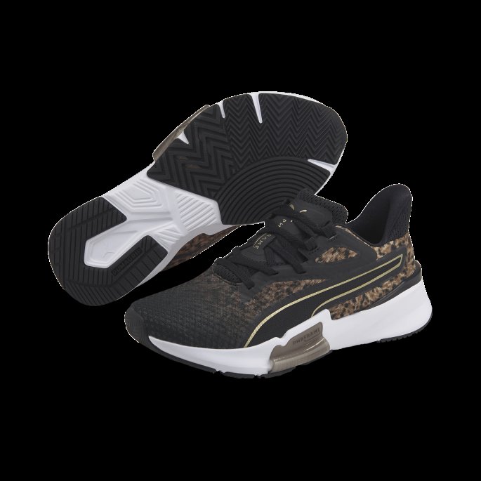Puma På Tilbud Black-desert Tan Pwrframe Safari Glam Treningssko Kvinner