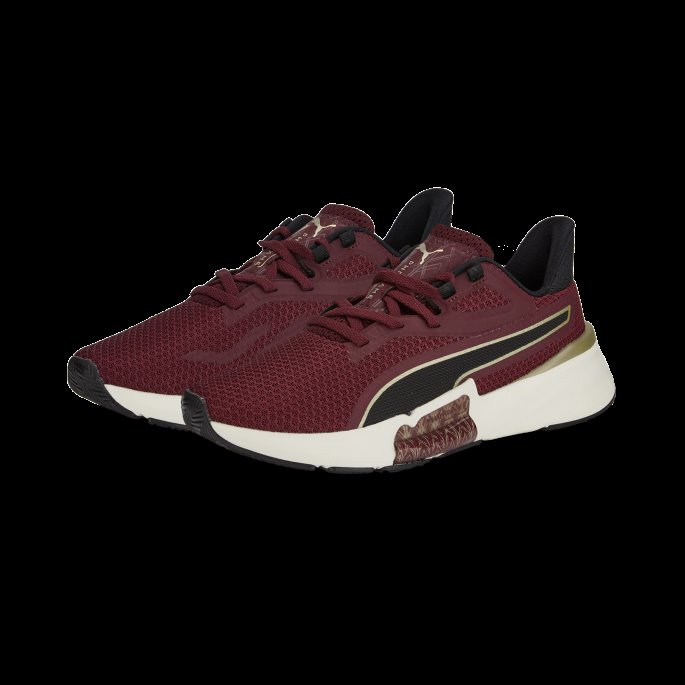 Aubergine-team Gull Puma På Salg Pwrframe Tr Deco Glam Treningssko Kvinner