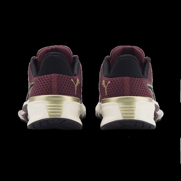 Aubergine-team Gull Puma På Salg Pwrframe Tr Deco Glam Treningssko Kvinner