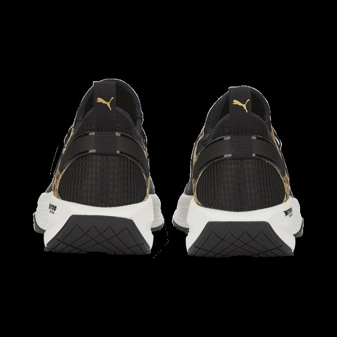 Pwr Xx Nitro Safari Glam Treningssko Kvinner Puma På Tilbud Black-team Gold