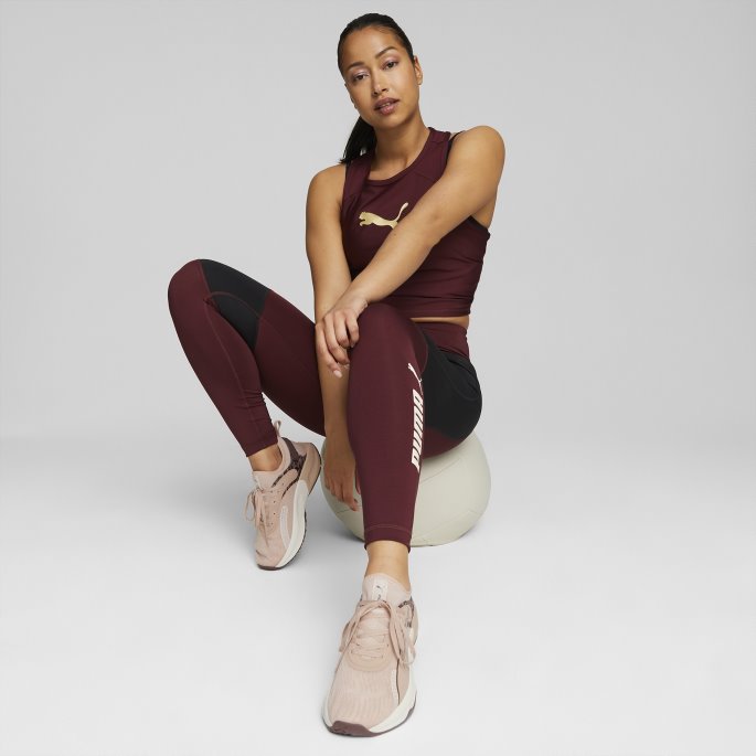 Rosenkvarts-støvet Plomme Pwr Xx Nitro Safari Glam Treningssko Dame Puma På Tilbud