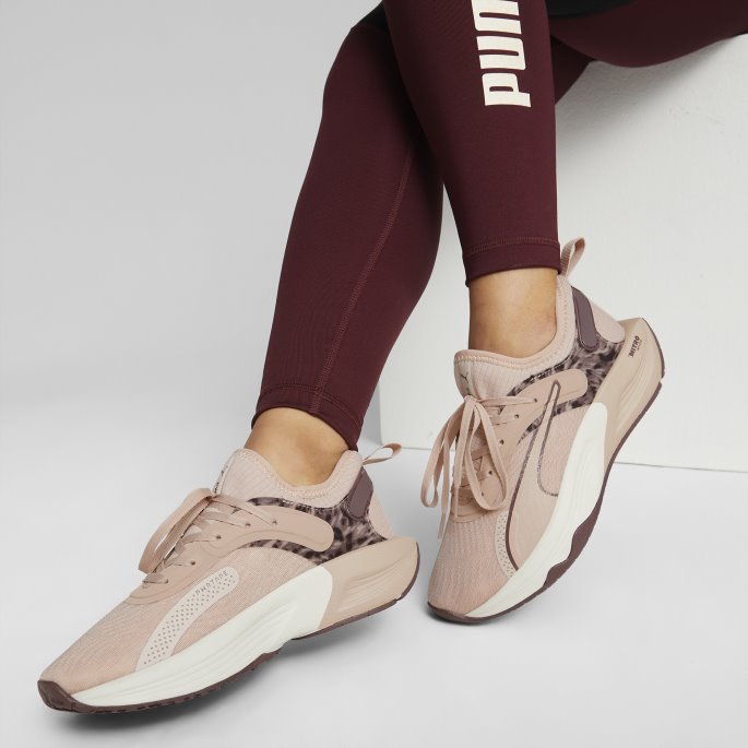 Rosenkvarts-støvet Plomme Pwr Xx Nitro Safari Glam Treningssko Dame Puma På Tilbud