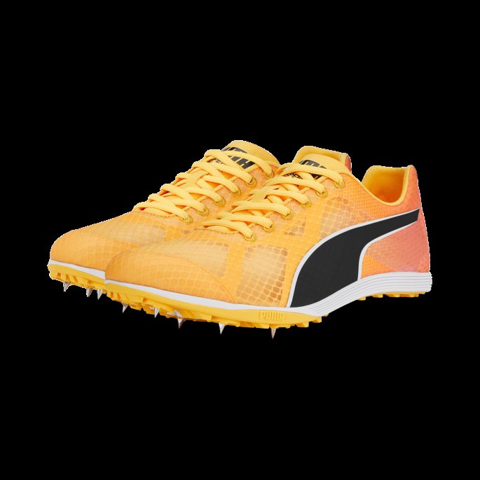 Evospeed Crossfox 4 Friidrettssko Sun Stream-solnedgang Glød-svart Puma På Salg