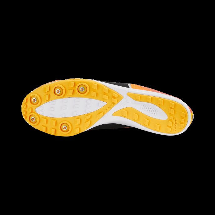 Evospeed Crossfox 4 Friidrettssko Sun Stream-solnedgang Glød-svart Puma På Salg