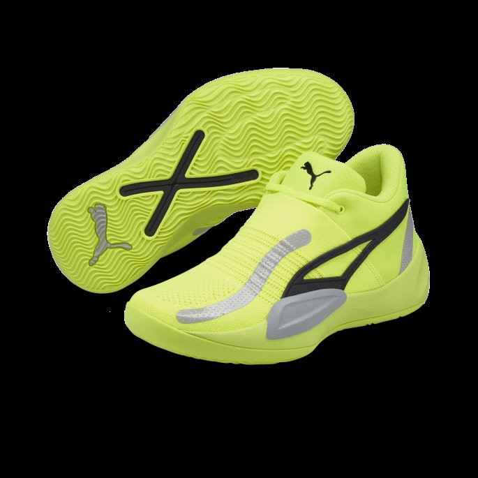 Puma På Tilbud Lime Squeeze-havn Mist Rise Nitro Basketballsko For Menn