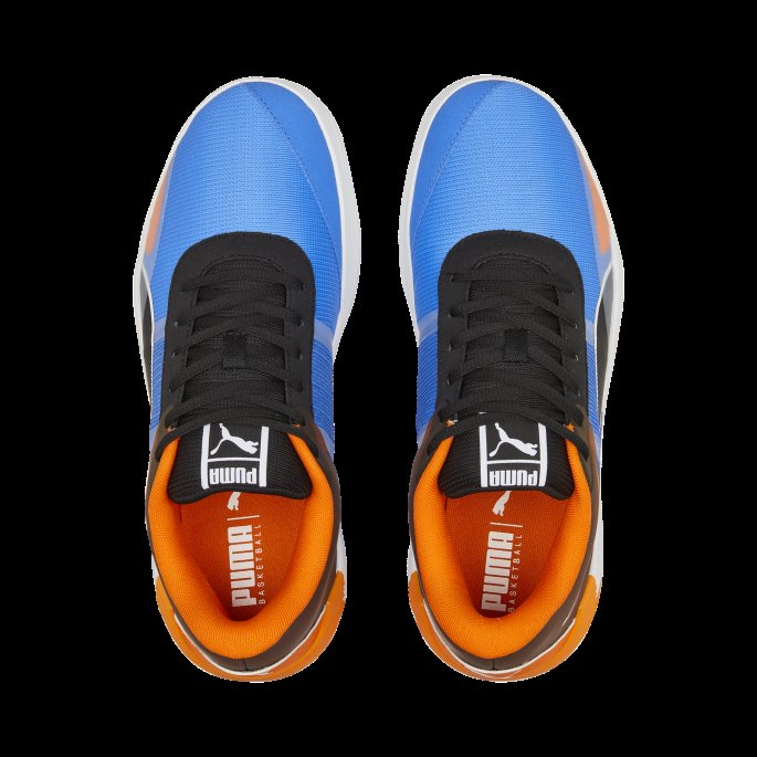 Bluemazing-pulserende Oransje Puma På Salg Fusion Nitro Team Basketballsko