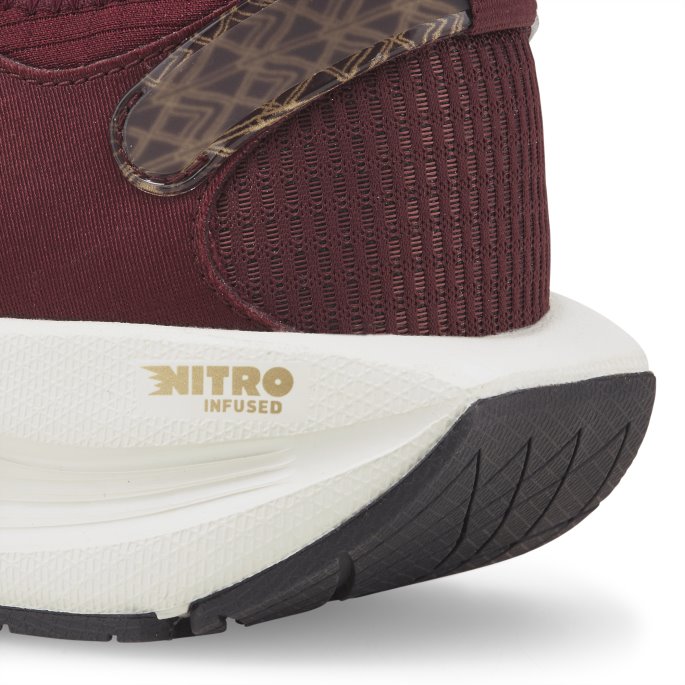 Puma På Tilbud Pwr Xx Nitro Deco Glam Treningssko Kvinner Aubergine-team Gull