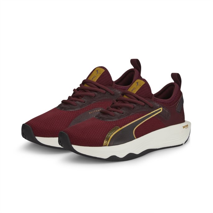 Puma På Tilbud Pwr Xx Nitro Deco Glam Treningssko Kvinner Aubergine-team Gull