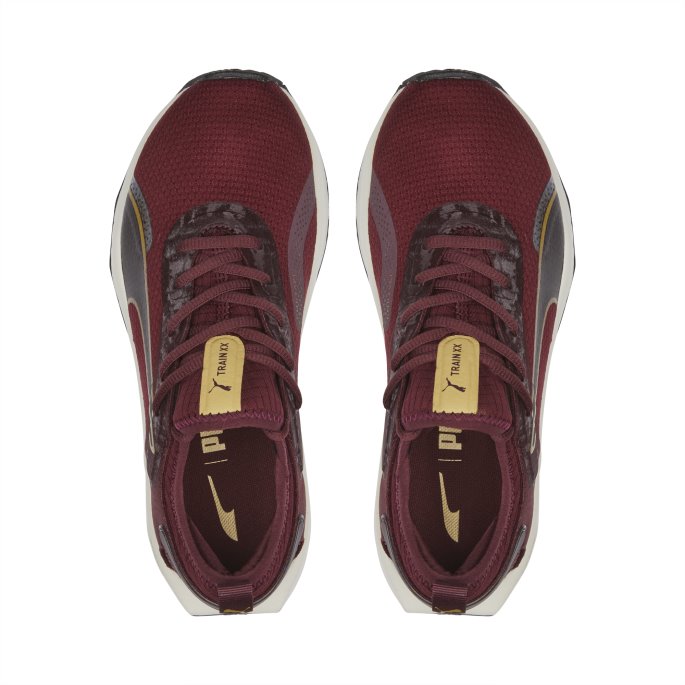 Puma På Tilbud Pwr Xx Nitro Deco Glam Treningssko Kvinner Aubergine-team Gull