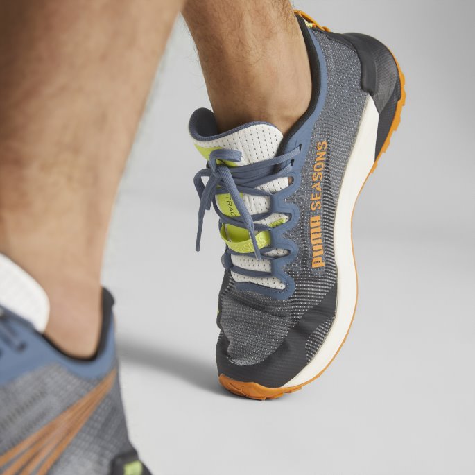 Fast-trac Nitro Joggesko Menn Puma På Tilbud Kveld Himmel-oransje Murstein