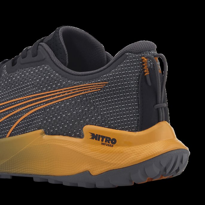 Puma På Tilbud Svart-oransje Murstein Fast-trac Nitro Joggesko Menn