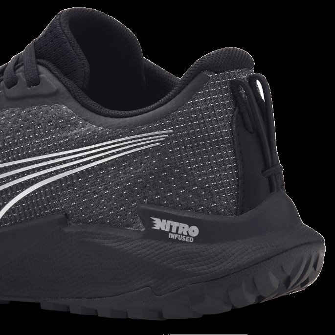 Svart-metallisk Sølv Puma På Tilbud Fast-trac Nitro Joggesko Kvinner