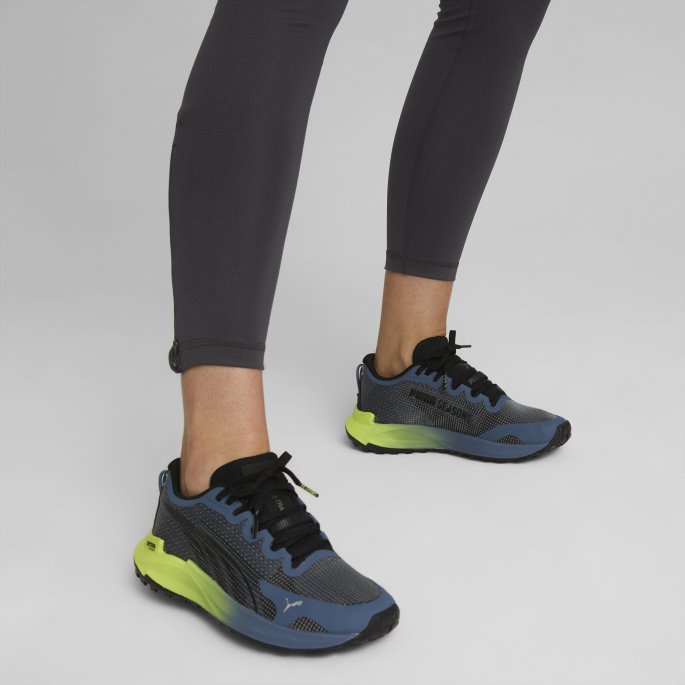 Puma På Tilbud Kveld Sky-light Lime Fast-trac Nitro Dame Joggesko