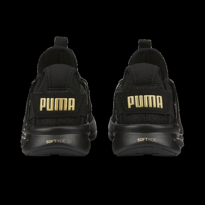 Sorte Softride Enzo Evo Metallic Løpesko For Kvinner Puma På Tilbud