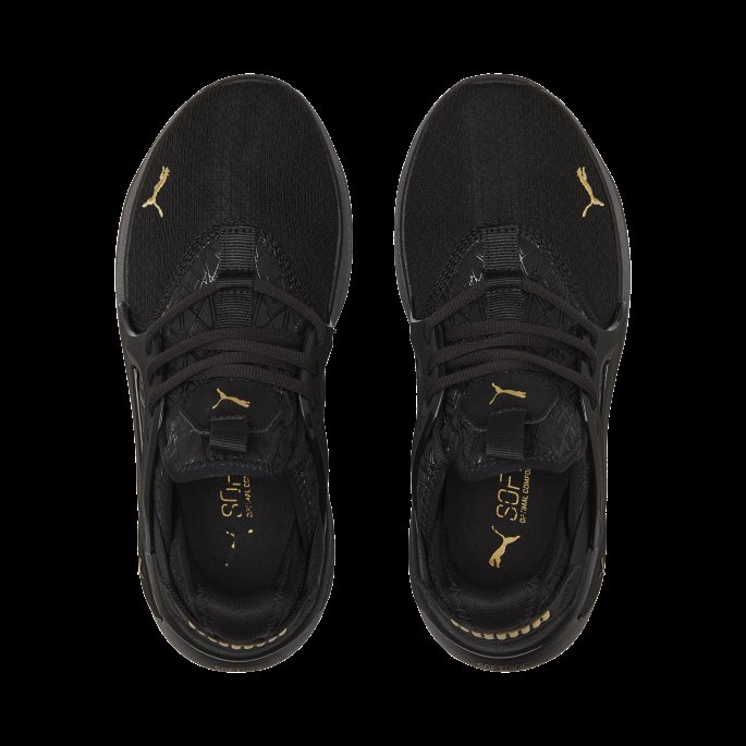 Sorte Softride Enzo Evo Metallic Løpesko For Kvinner Puma På Tilbud