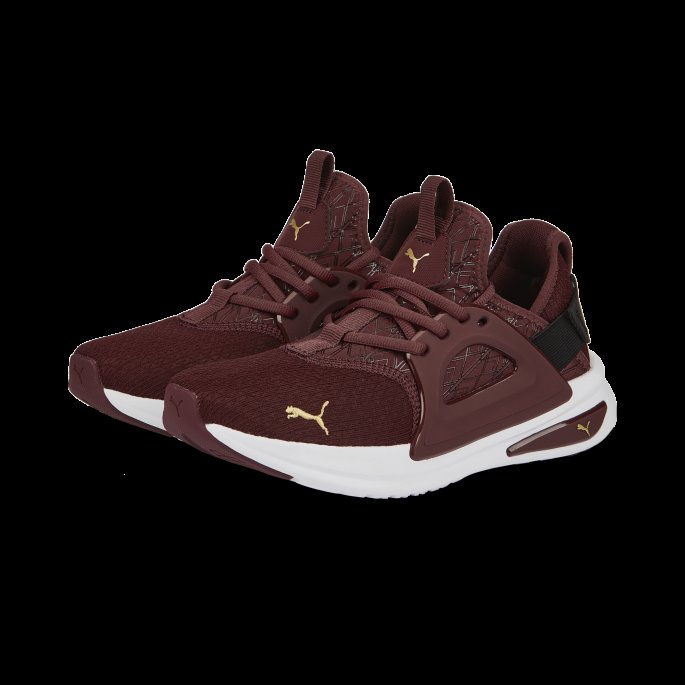 Puma På Tilbud Aubergine Softride Enzo Evo Metallic Joggesko Kvinner