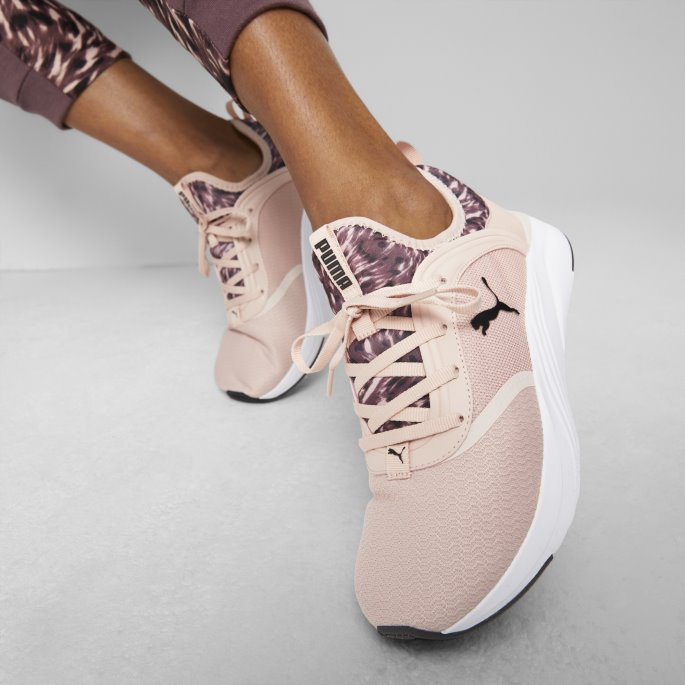 Softride Ruby ​​safari Glam Joggesko Kvinner Puma På Tilbud Rosenkvarts-svart
