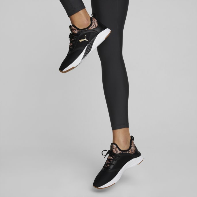 Black-team Gull Softride Ruby ​​safari Glam Joggesko Kvinner Puma På Tilbud
