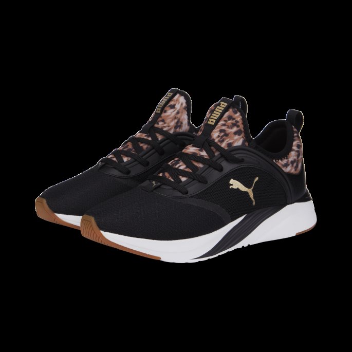 Black-team Gull Softride Ruby ​​safari Glam Joggesko Kvinner Puma På Tilbud