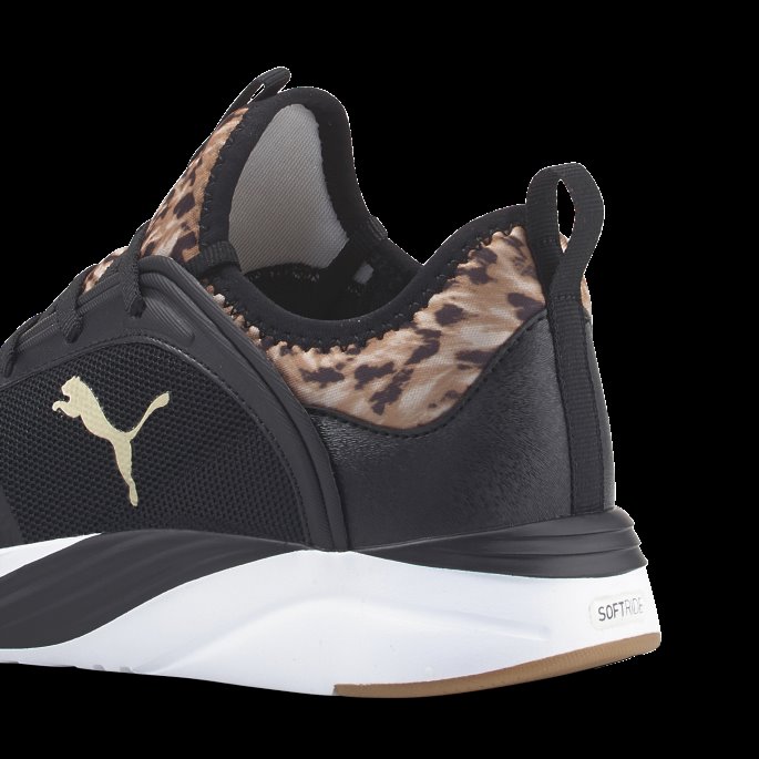 Black-team Gull Softride Ruby ​​safari Glam Joggesko Kvinner Puma På Tilbud