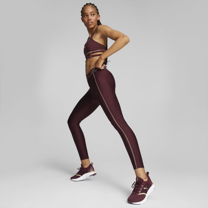 Aubergine-team Gull Softride Rubin Deco Glam Løpesko For Kvinner Puma På Tilbud