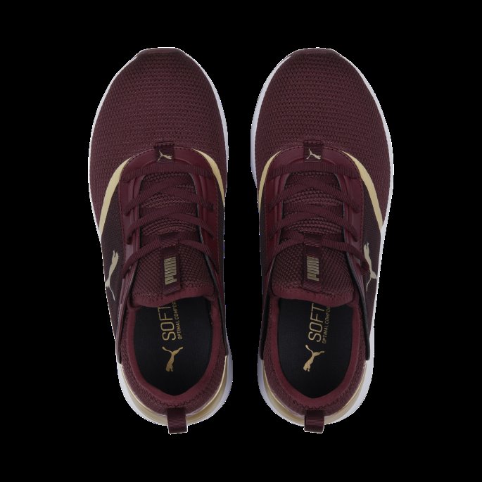 Aubergine-team Gull Softride Rubin Deco Glam Løpesko For Kvinner Puma På Tilbud