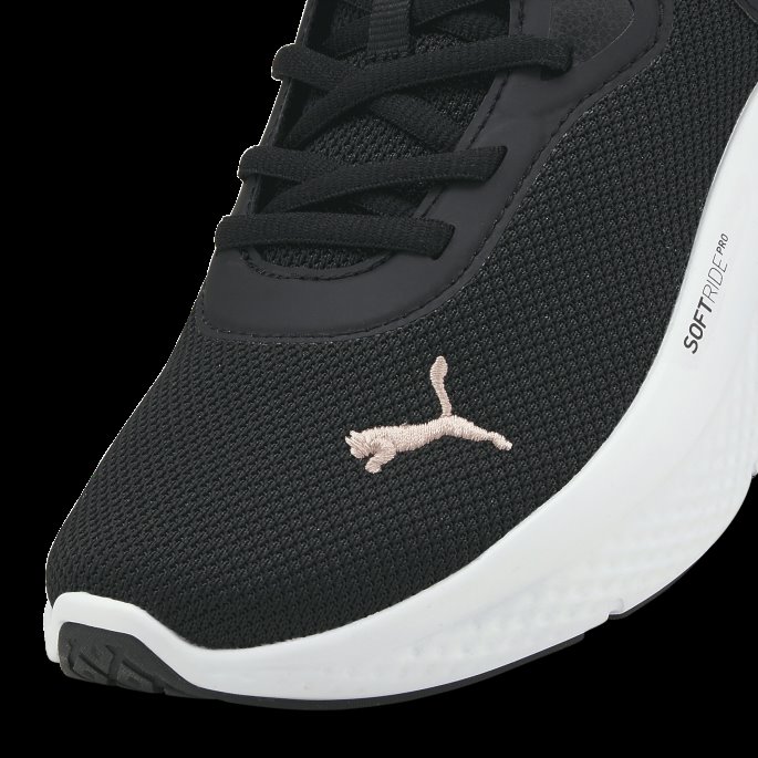 Softride Pro Safari Glam Treningssko For Kvinner Black-team Gold Puma På Tilbud