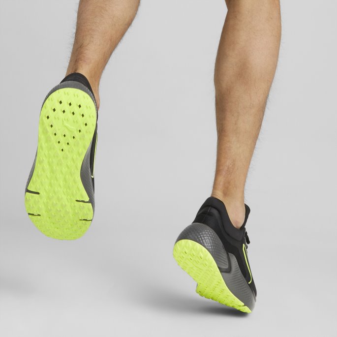 Softride Pro Coast Treningssko Puma På Tilbud Svart-lime Squeeze