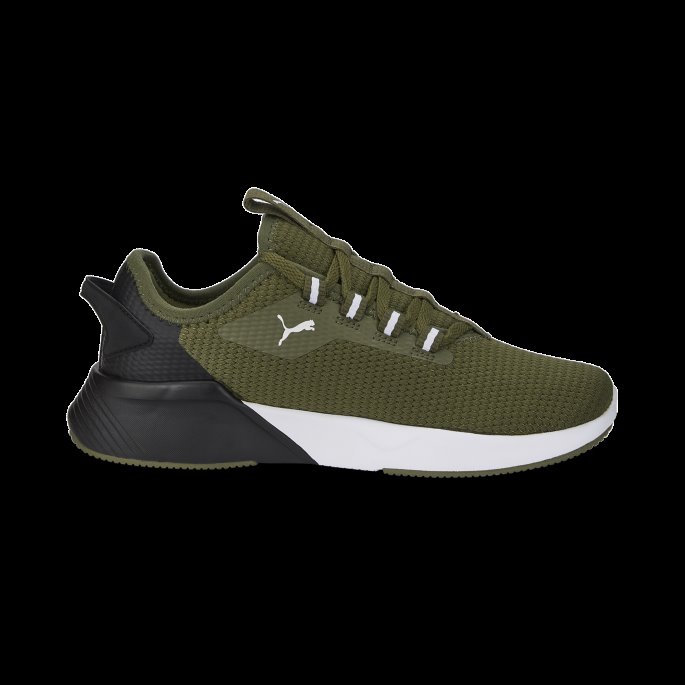 Gjengjelde 2 Sneakers Ungdom Mørkegrønne Mose-svart Puma På Salg